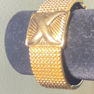 Vintage goldtone cuff bracelet